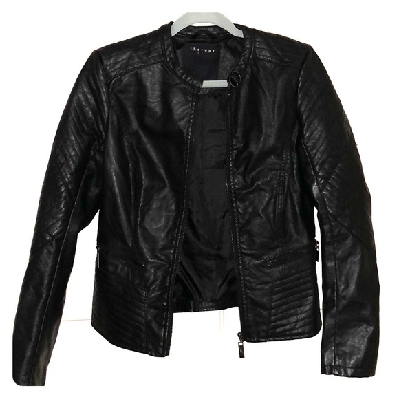 Faux Leather Jacket - Picture 1 of 2